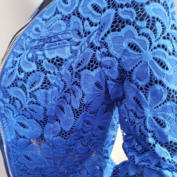 🌺HP🌺Floral Laced Zipper Jacket - Picture 5 of 5